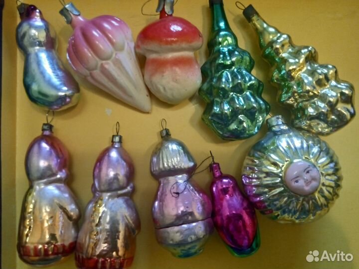 Елочные игрушки СССР