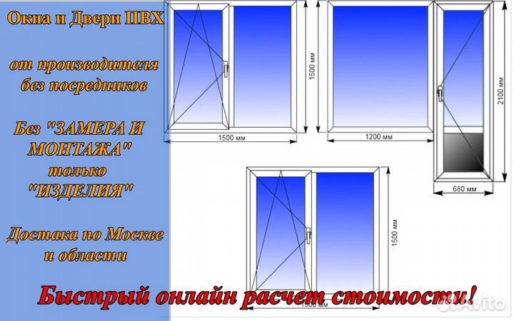 Пластиковые окна и двери от производителя