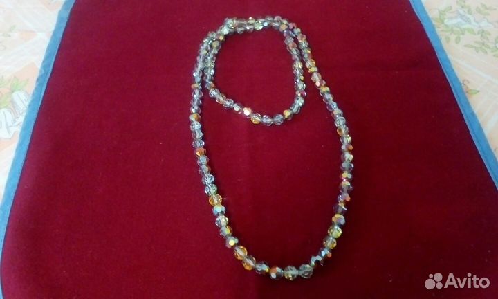 Бусы с эффектом Aurora Borealis-Чехия