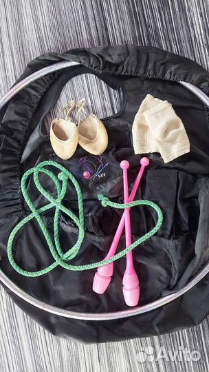 Обруч для художественной гимнастики с чехлом