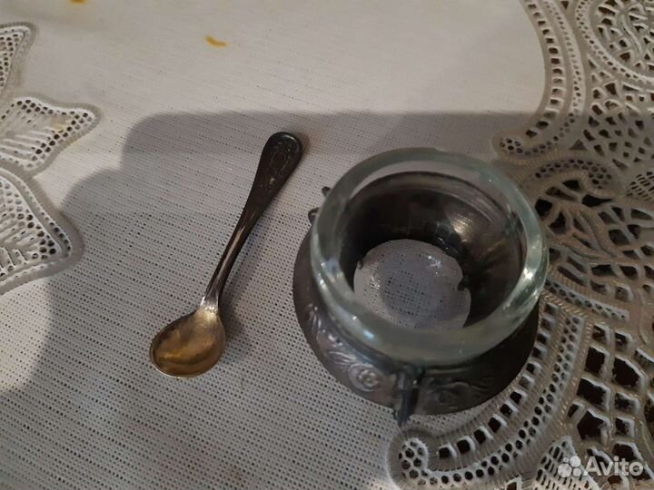 Солонка мельхиор СССР