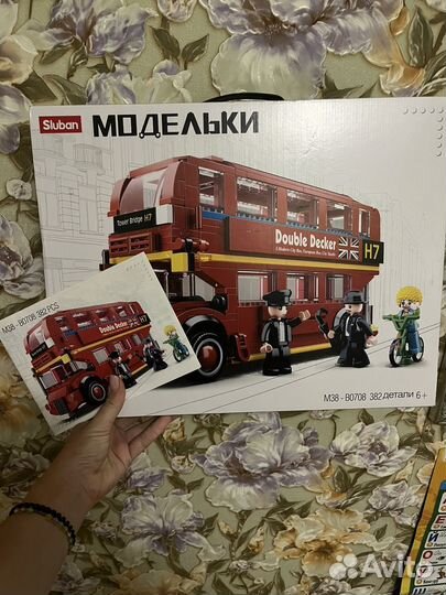 Конструктор типа лего машина автобус