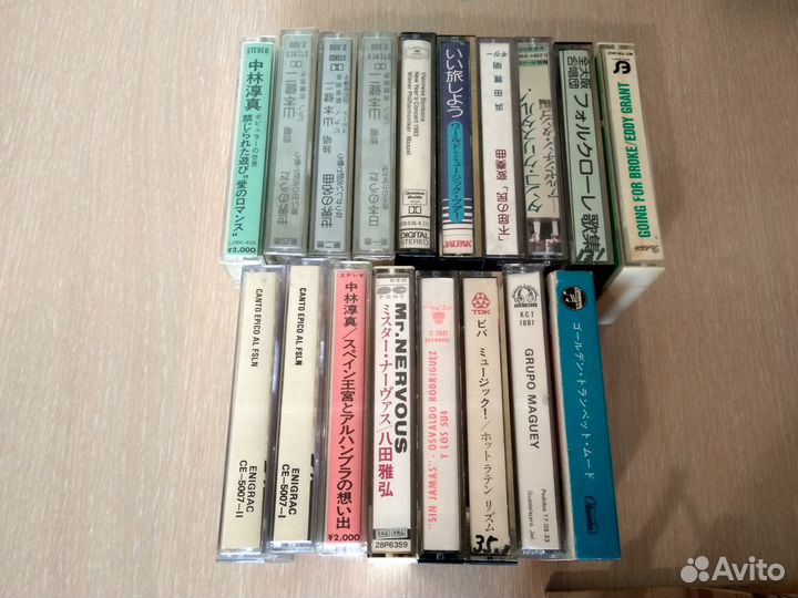 Фирменные студийные аудиокассеты 18 штук