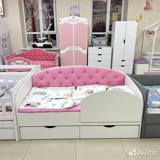 Детская кровать от 3 лет для девочки