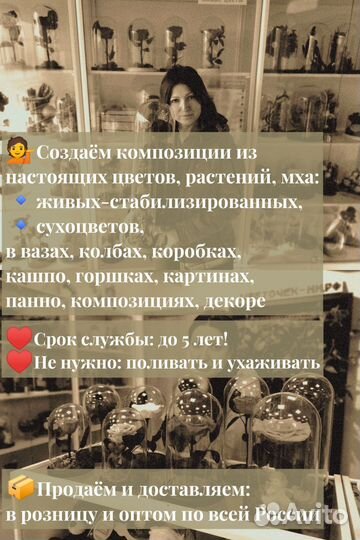 Композиции из цветов, растений, ночники, нн41, от