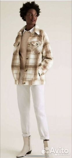 Пальто шерсть 52/54 marks Spenser лимитка