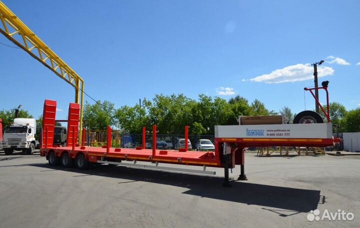 Полуприцеп трал (тяжеловоз) Политранс ТСП 94183, 2024