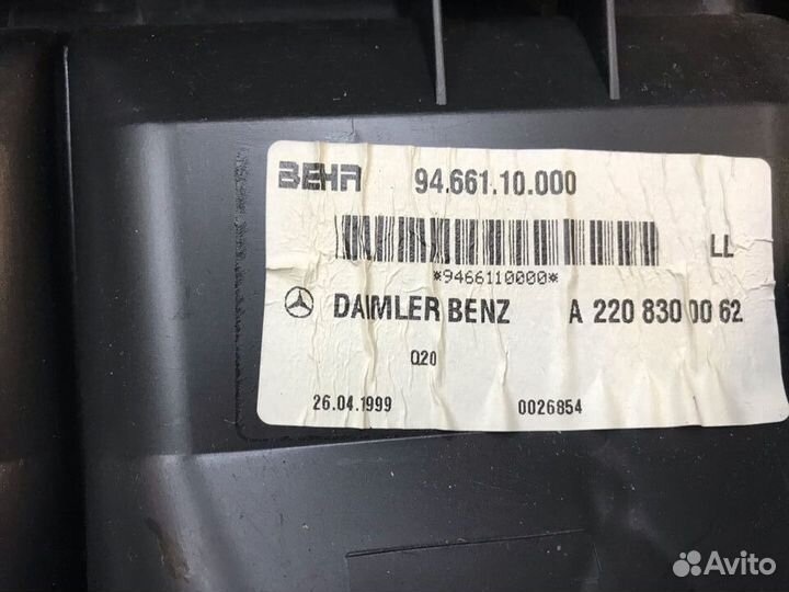 Печка Mercedes-Benz W220