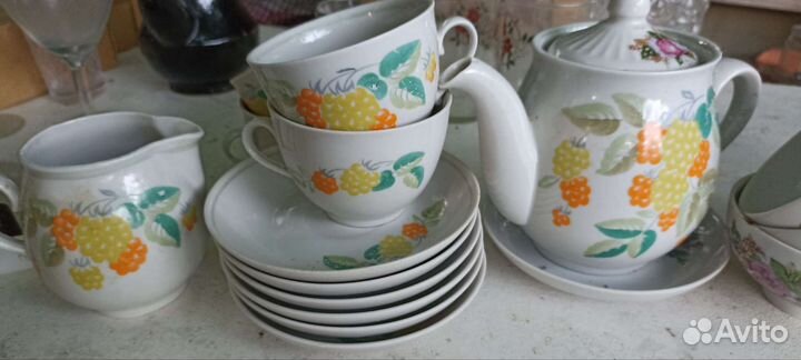 Чайный сервиз фарфор СССР