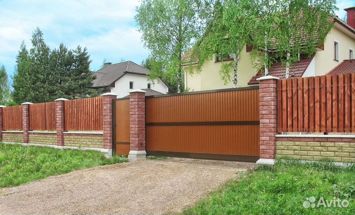 Откатные ворота Alutech ProTrend