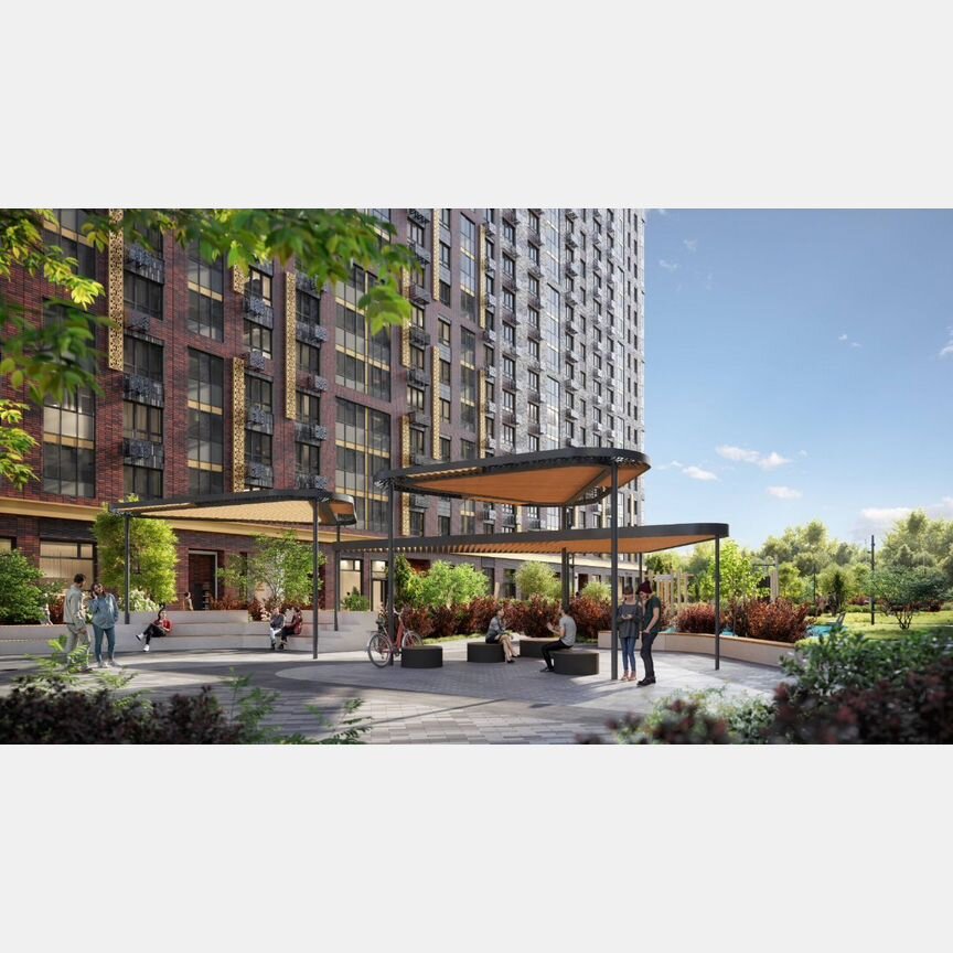 1-к. квартира, 50,6 м², 15/16 эт.