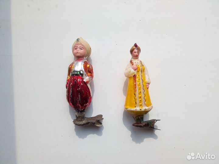 Ёлочные игрушки СССР фигурки
