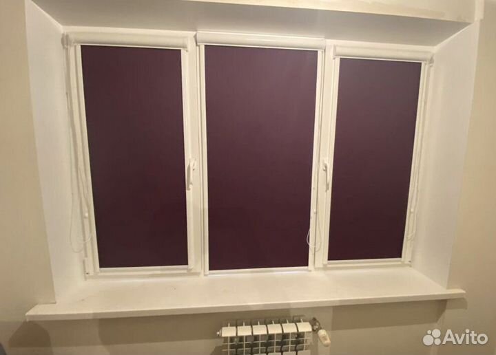 Рулонные шторы в коробе и с направляющими I3273