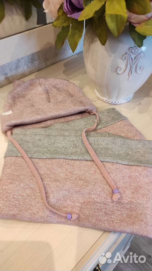 Комплект шапка и снуд для девочки