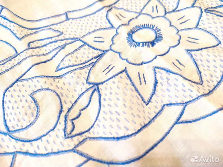 Скатерть винтаж ручная вышивка