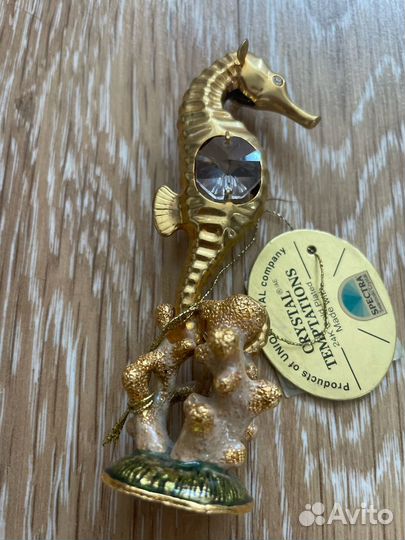 Сувенир позолота с кристаллом Сваровски