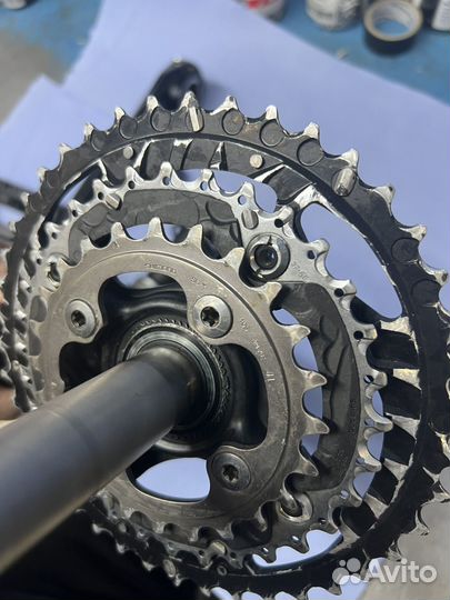 Систеиа шатунов shimano xt