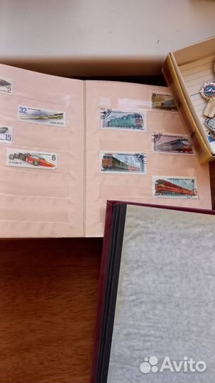 Почтовые марки СССР, значки