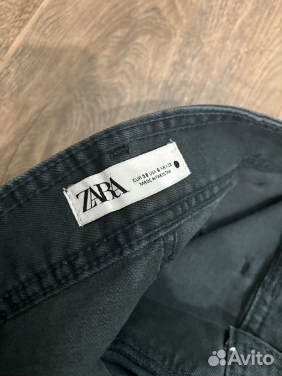 Джинсы zara 38 широкие