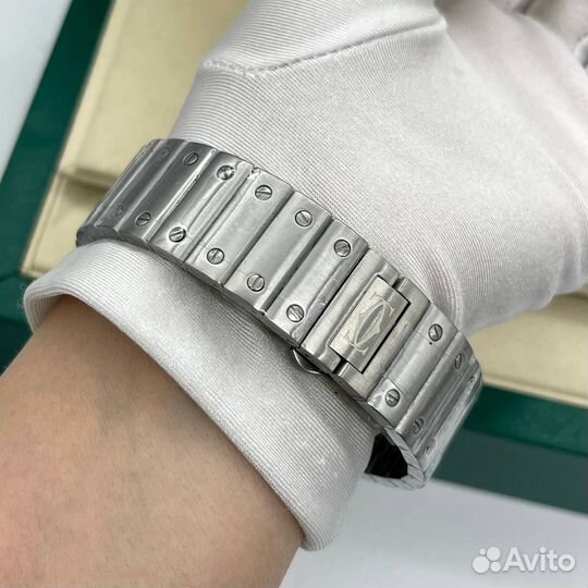 Часы Cartier Santos steel