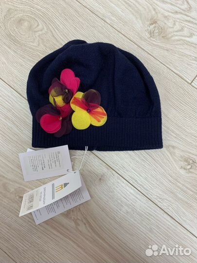 Шапка для девочки 5-10лет новая хлопок