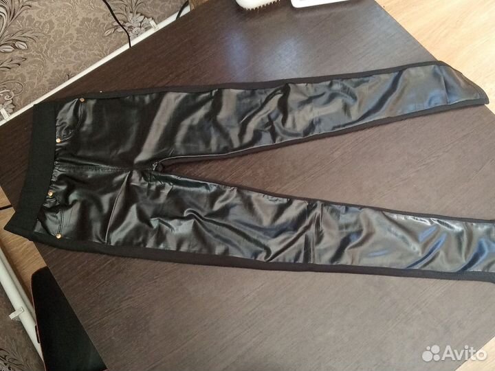 Брюки кожаные