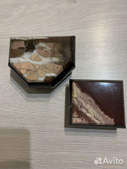 Шкатулки из натурального камня новые
