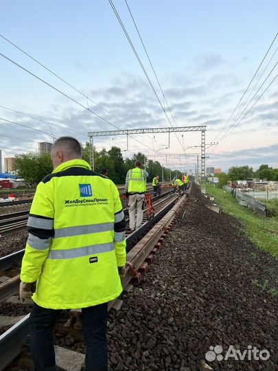 Установка рельсового страховочного пакета