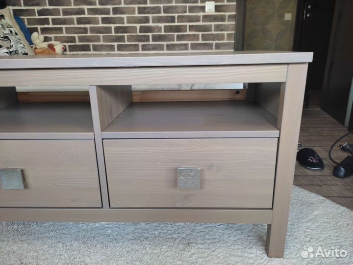 Тумба под тв массив дерева IKEA Hemnes) оригинал