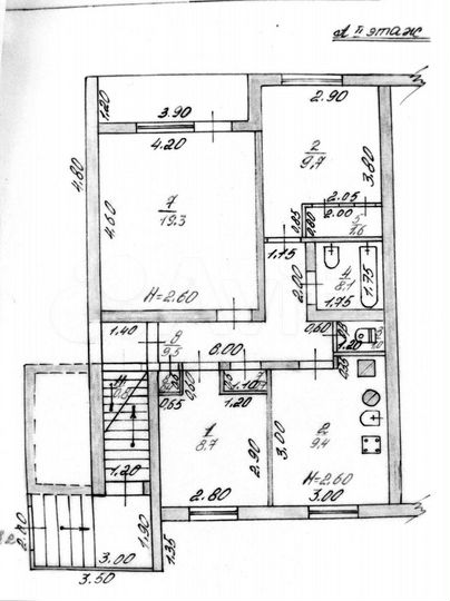 Таунхаус 73,9 м² на участке 4,6 сот.