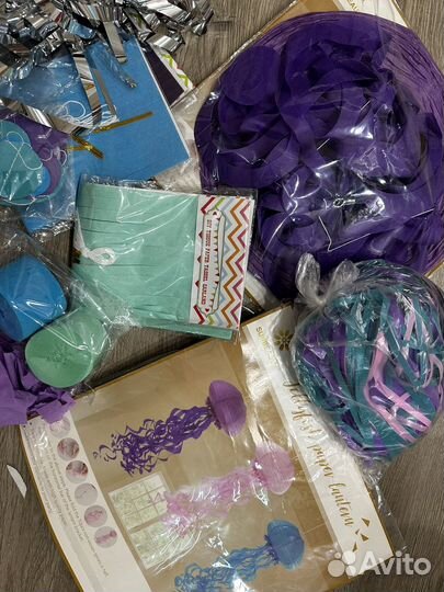 Украшения для праздника в стиле русалочка