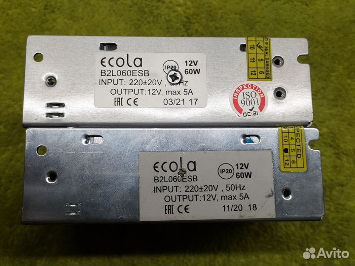 Блоки питания 12v max 5a