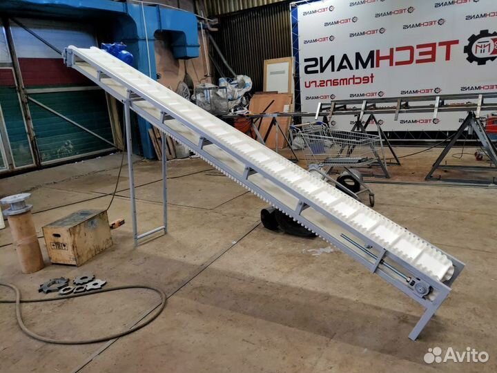 Ленточный конвейер наклонный под ключ