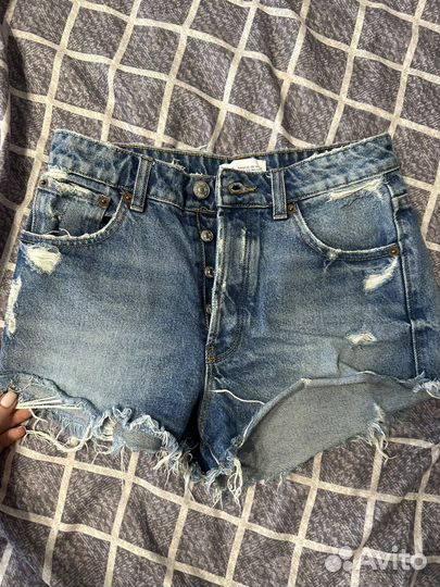 Шорты джинсовые женские zara 34