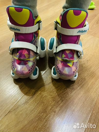 Роликовые коньки детские раздвижные