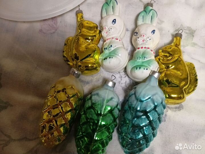 Советские елочные игрушки для Светланы