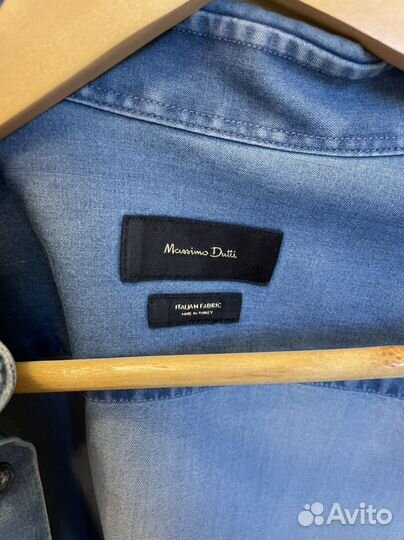 Massimo dutti рубашка джинсовая унисекс