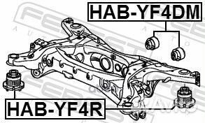 Сайлентблок подрамника honda pilot 09-14 HAB-YF