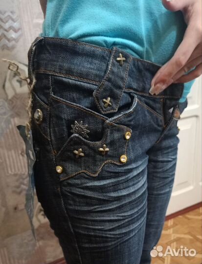 Джинсы женские молодёжные р - 44, 46