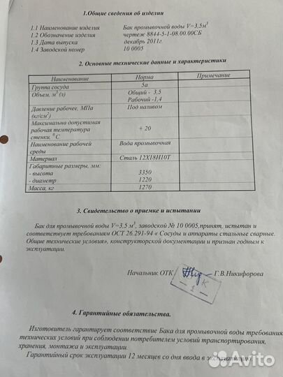 Емкость из нержавейки