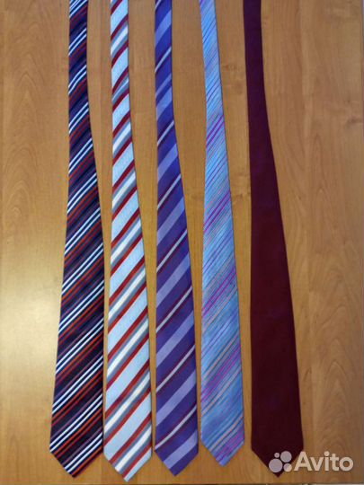 Галстук мужские 5 штук