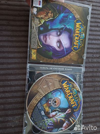 Warcraft лицензия. 2 cd в одном