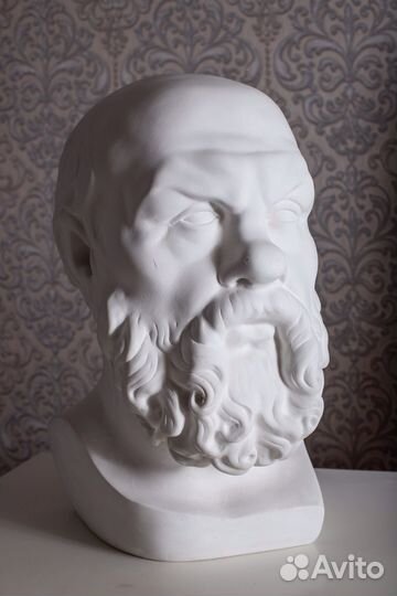 Гипсовая голова Сократ