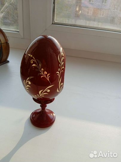 Яйцо деревянное икона