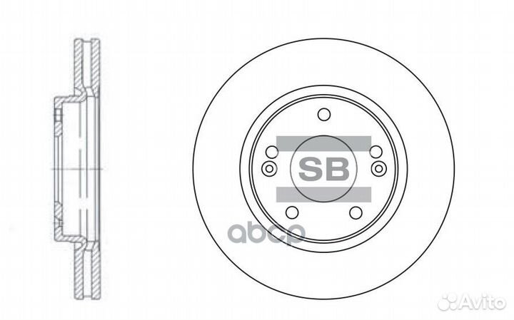 SD1040 диск тормозной передний Hyundai Santa F