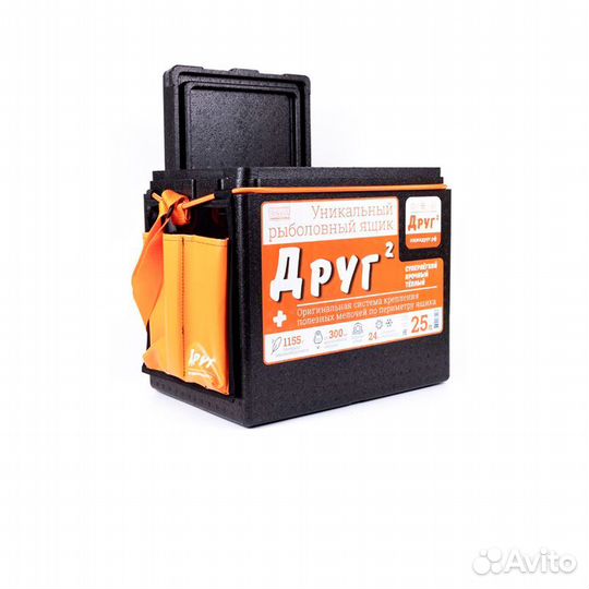 Ящик camping World Друг-2, 25л, черн