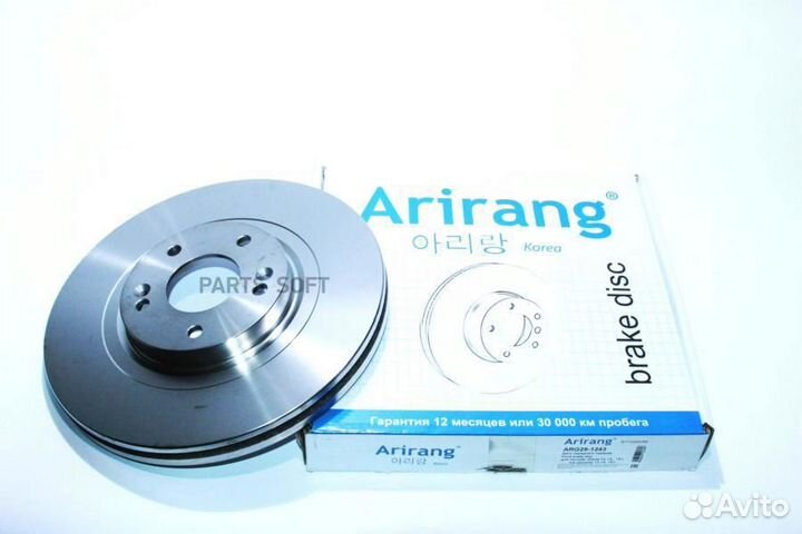 Arirang ARG291243 Диск тормозной hyundai/KIA santa