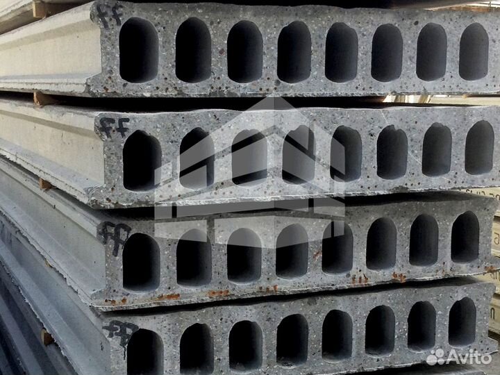 Плиты перекрытия пустотные пб 52-6-8 жби на заказ
