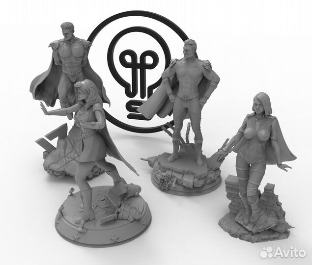 Изготовление фигурок на заказ, статуэтки, по фото