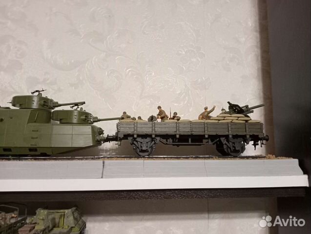 Модель бронепоезда 1/35